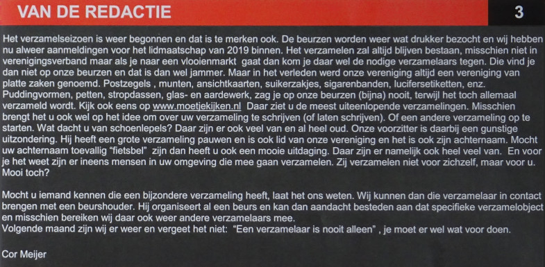 De Verzamelaar 2018 nummer 6 pagina 3